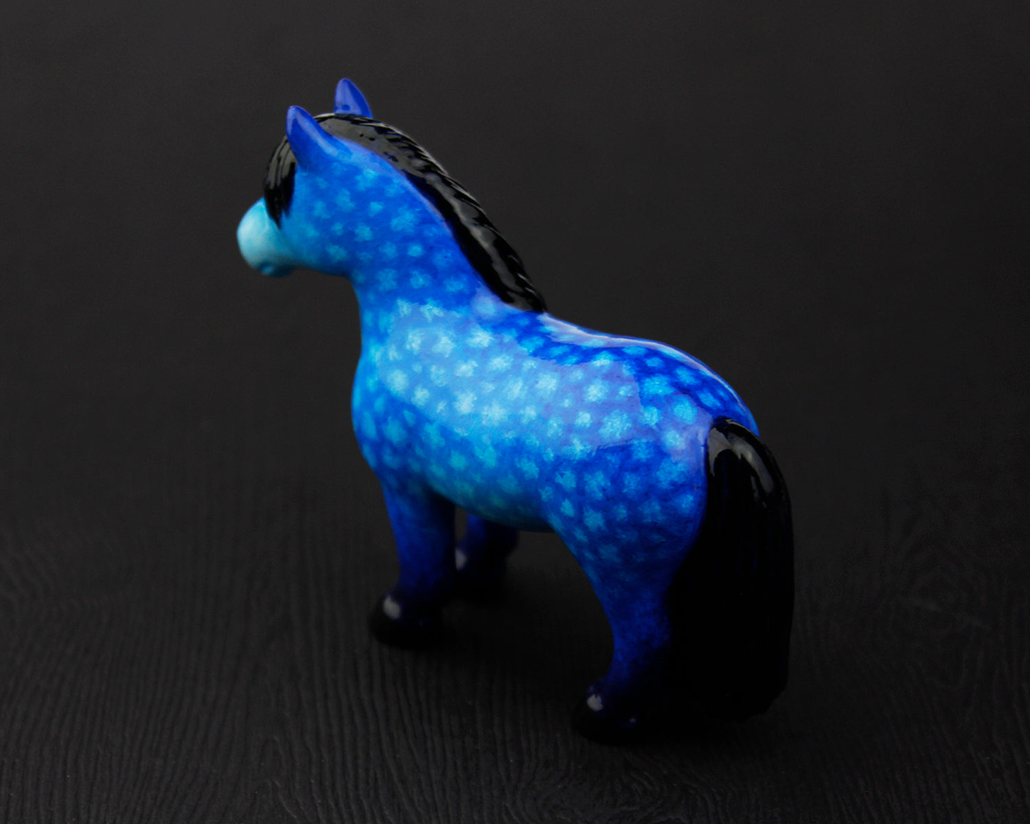 Dapple blue pony
