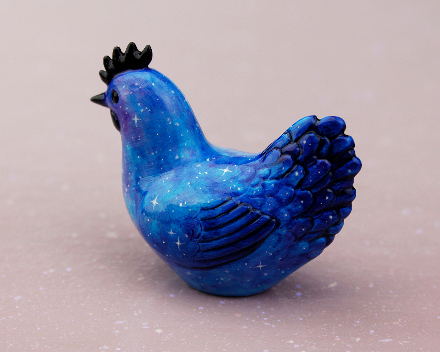 Blue galaxy chicken
