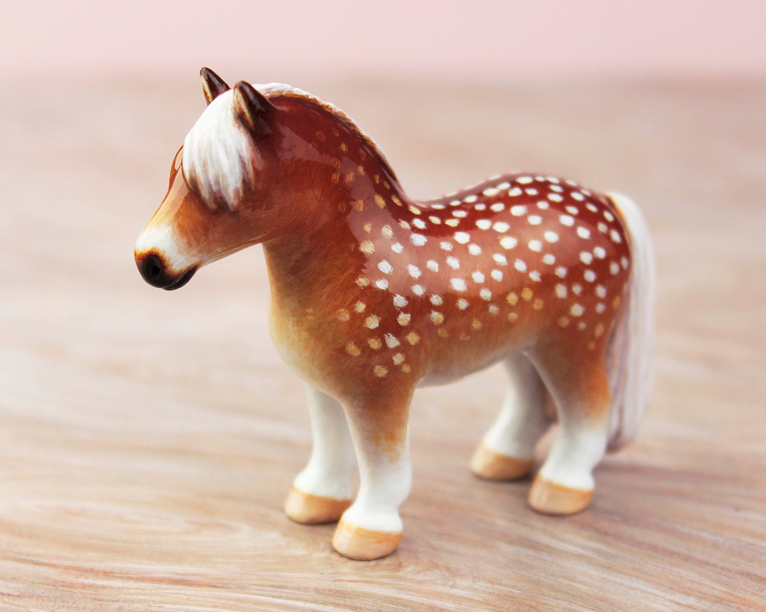 fawn-spotted pony