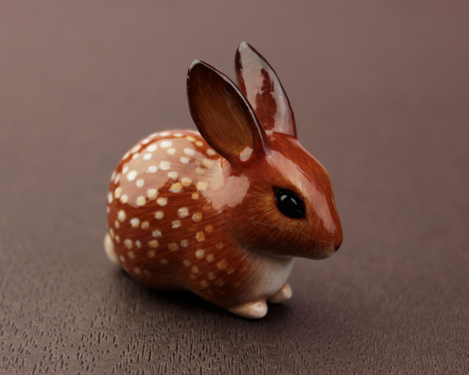 brown spotted rabbit