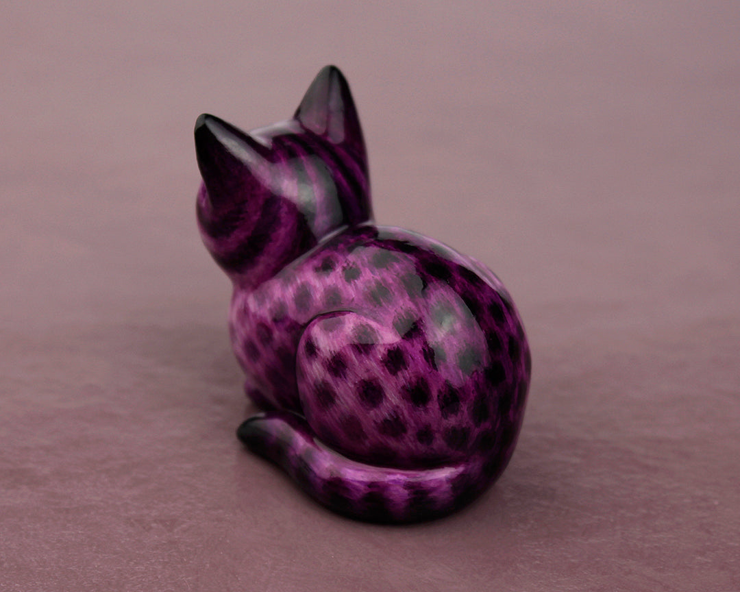purple tabby cat