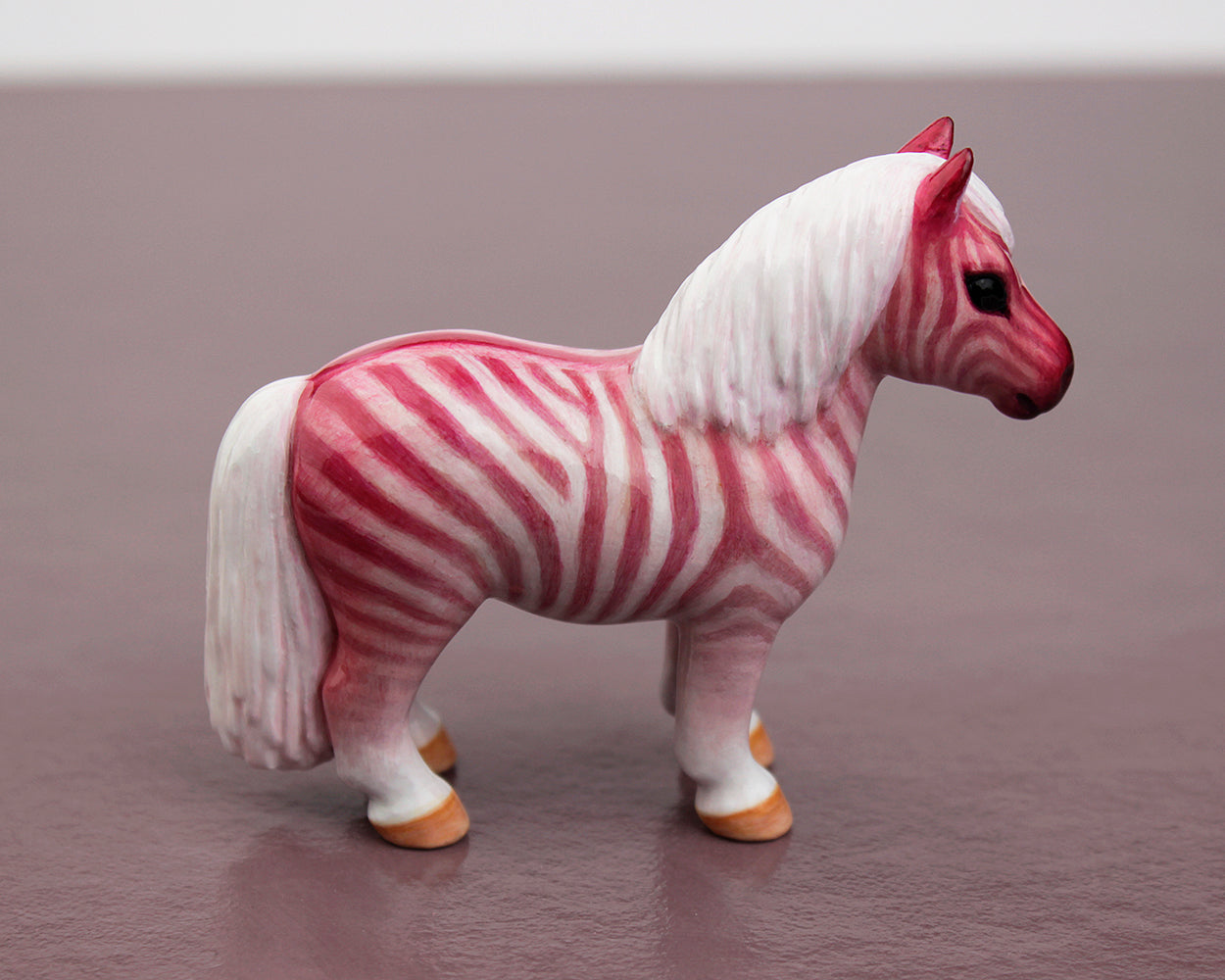 pink zebra pony