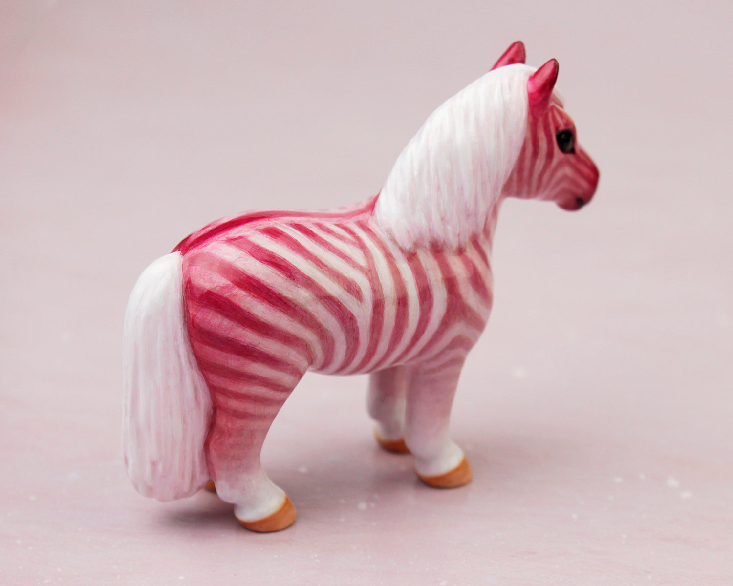 pink zebra pony