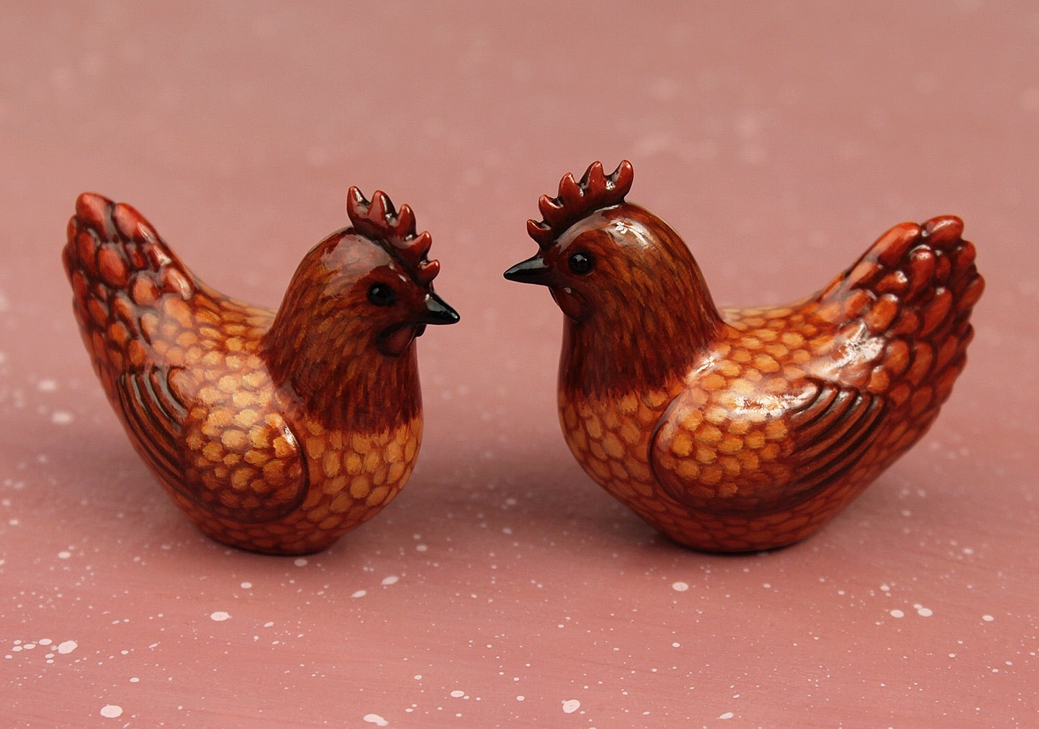 chicken figurines