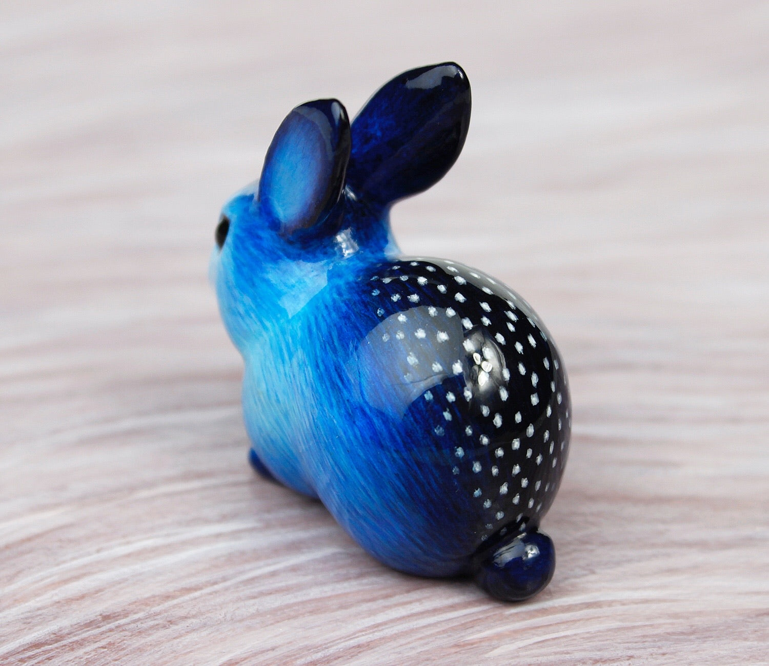 Blue spotted rabbit