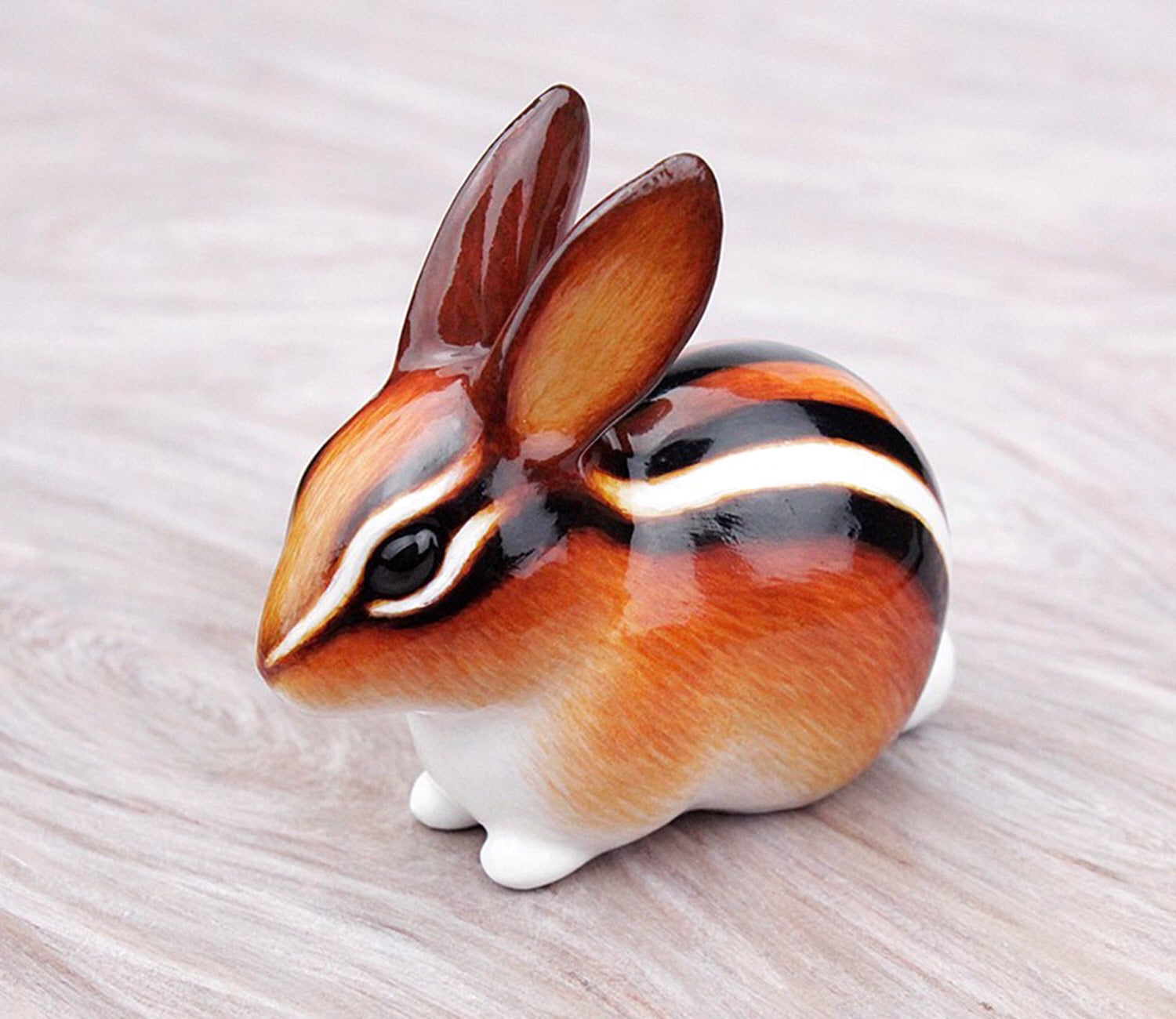 Chipmunk rabbit figurine