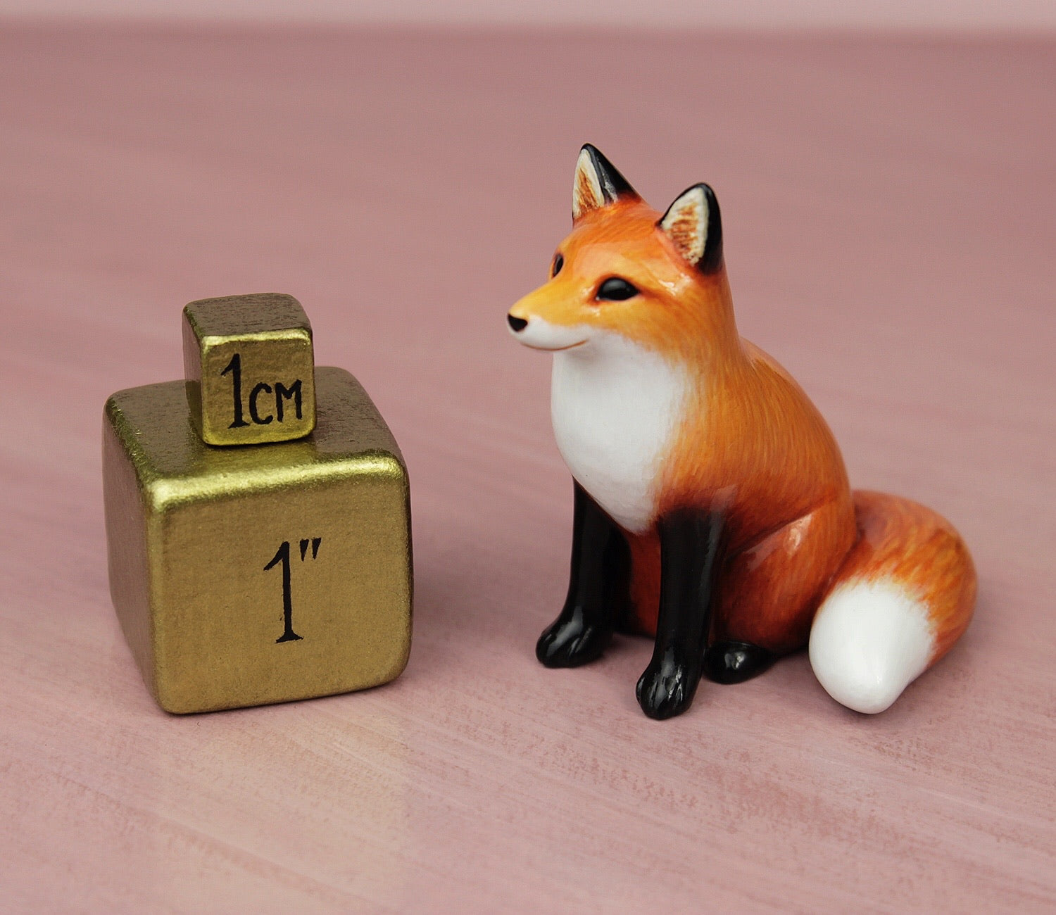 sitting fox figurine