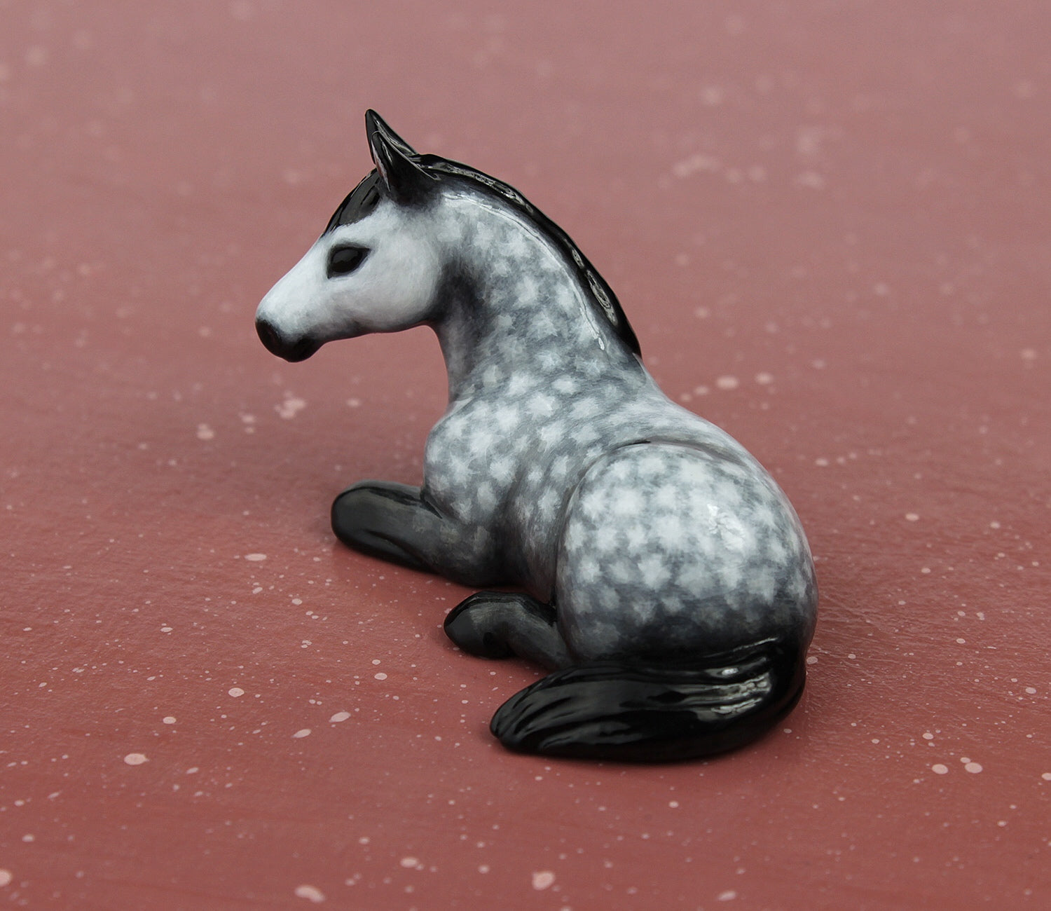 Grey dapple horse